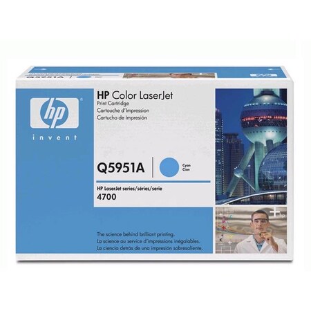 Hp HEWLETT PACKARD HP Color LaserJet 4700 Cyan Cartridge Q5951A Q5951A
